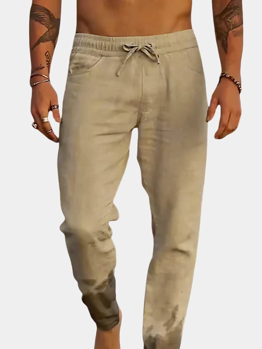 Les Hommes™ | Strandhose aus Leinen