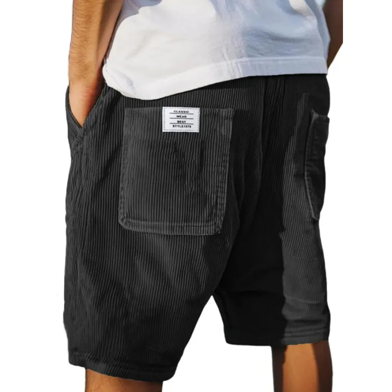 Les Hommes™ | Schicke Samt Shorts