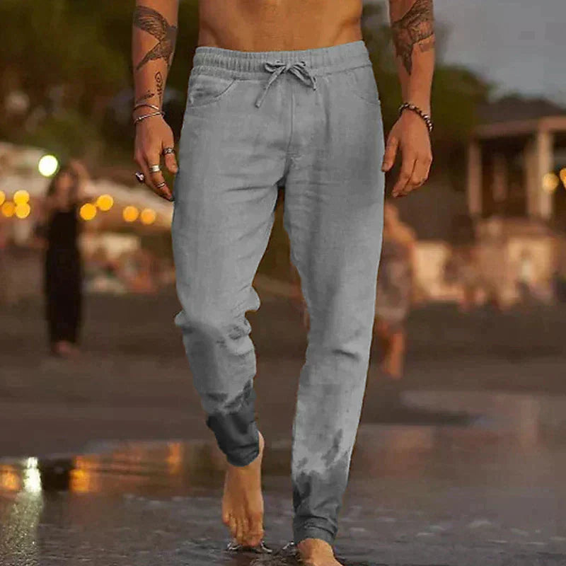 Les Hommes™ | Strandhose aus Leinen