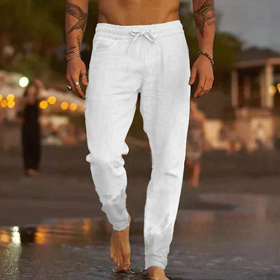 Les Hommes™ | Strandhose aus Leinen