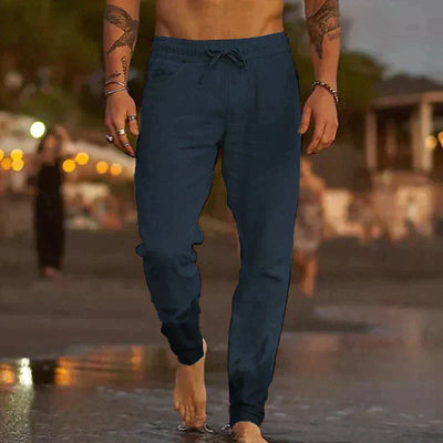 Les Hommes™ | Strandhose aus Leinen