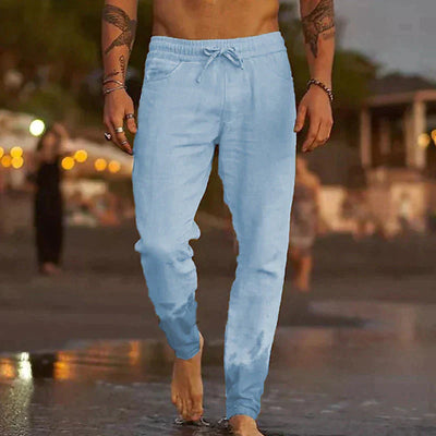 Les Hommes™ | Strandhose aus Leinen