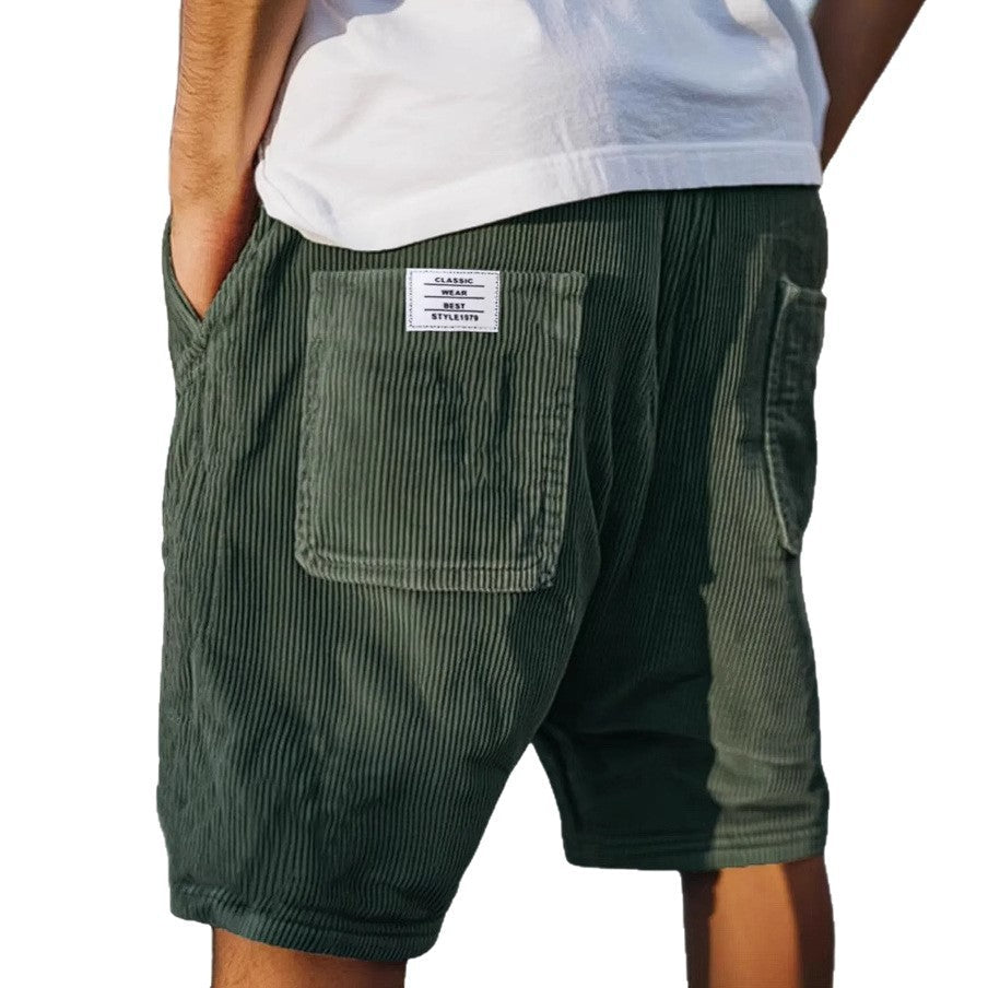Les Hommes™ | Schicke Samt Shorts