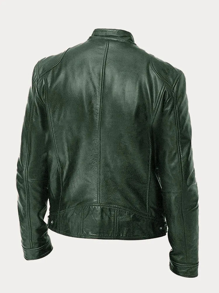 Les Hommes™ | Lässige Lederjacke