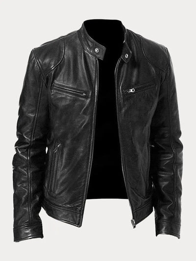 Les Hommes™ | Lässige Lederjacke