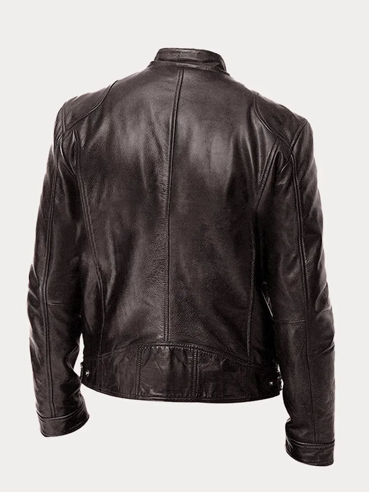 Les Hommes™ | Lässige Lederjacke