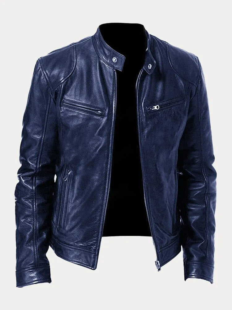 Les Hommes™ | Lässige Lederjacke