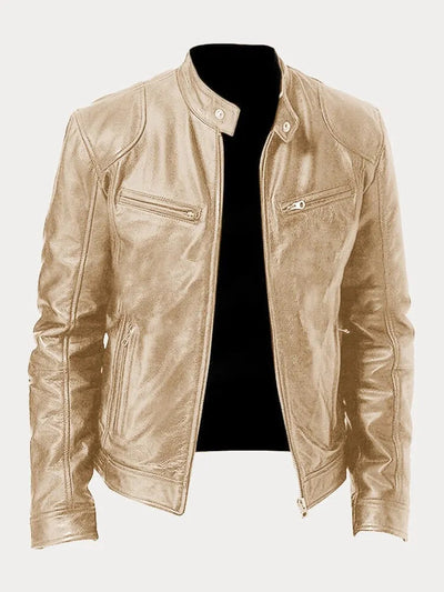 Les Hommes™ | Lässige Lederjacke