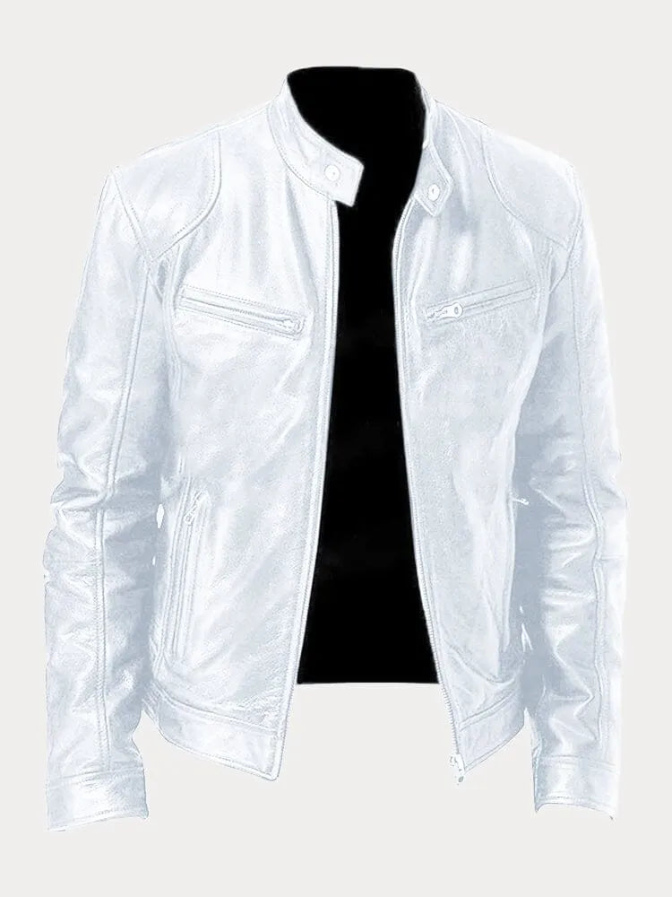 Les Hommes™ | Lässige Lederjacke