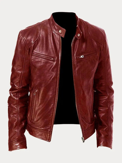 Les Hommes™ | Lässige Lederjacke